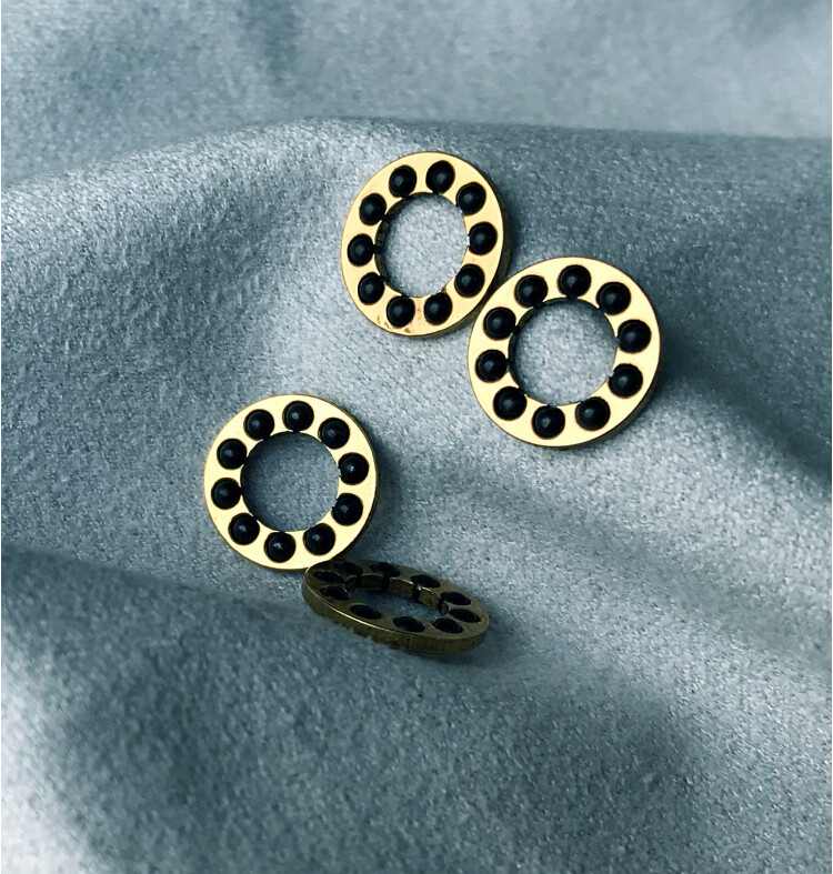 2PCS Zero Tolerance Tool Bearing Φ 9.7mm / φ 5.3mm / Ceramic Ball 1.588mm