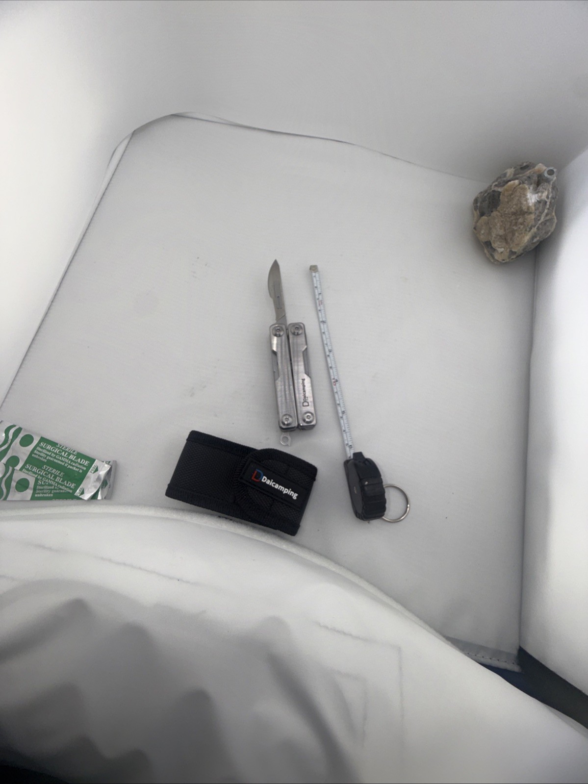 Daicamping Multitool With Sheath #24 Scalpel,Glass Break,Diamond File,ScissorEtc