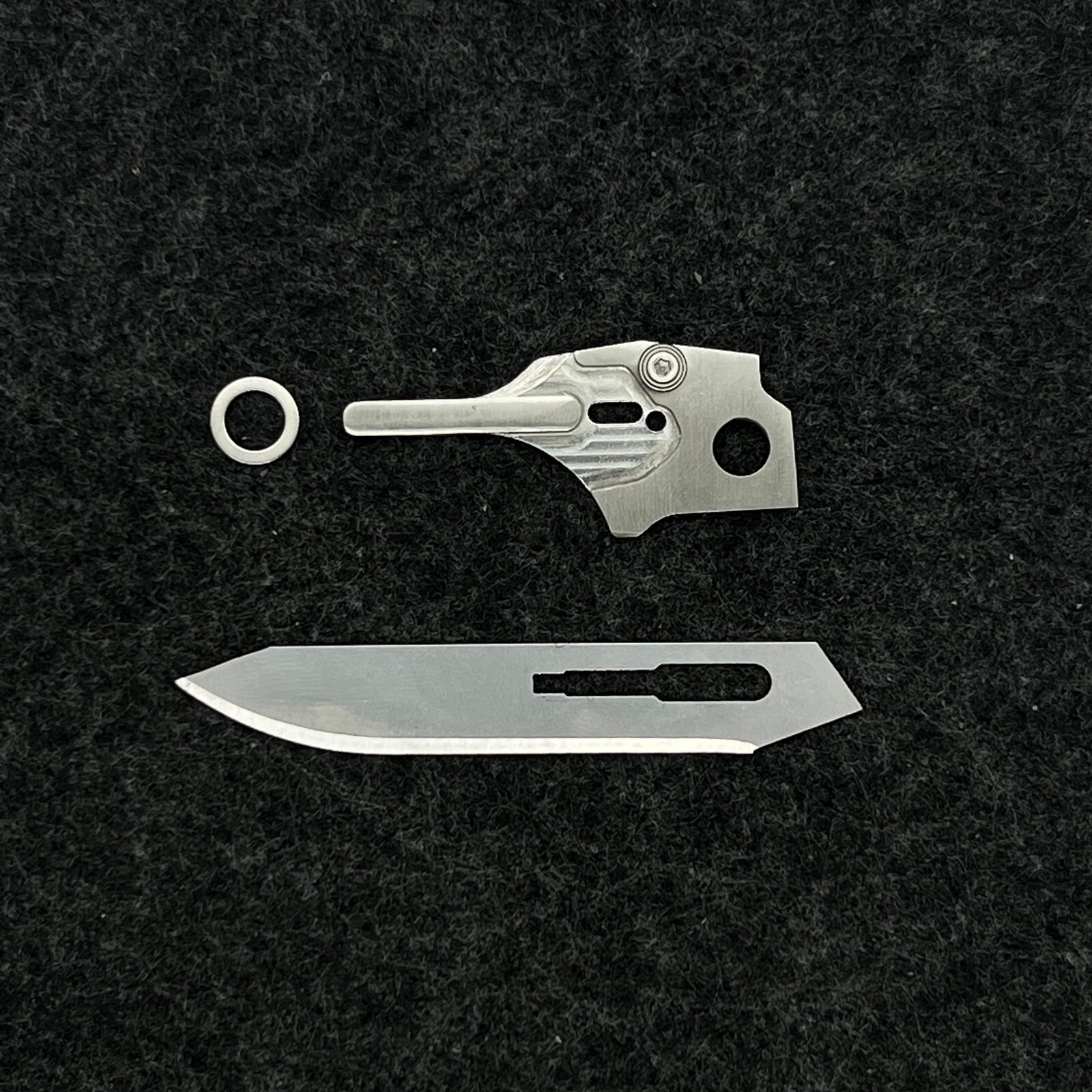 Scalpel Handle with Thumb Grip Fits Surgical Blade No60 for Leatherman Skeletool