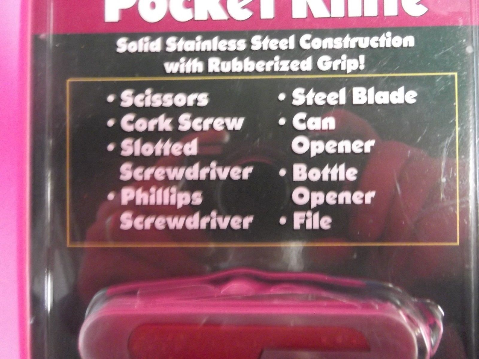 8 FUNCTION POCKET KNIFE