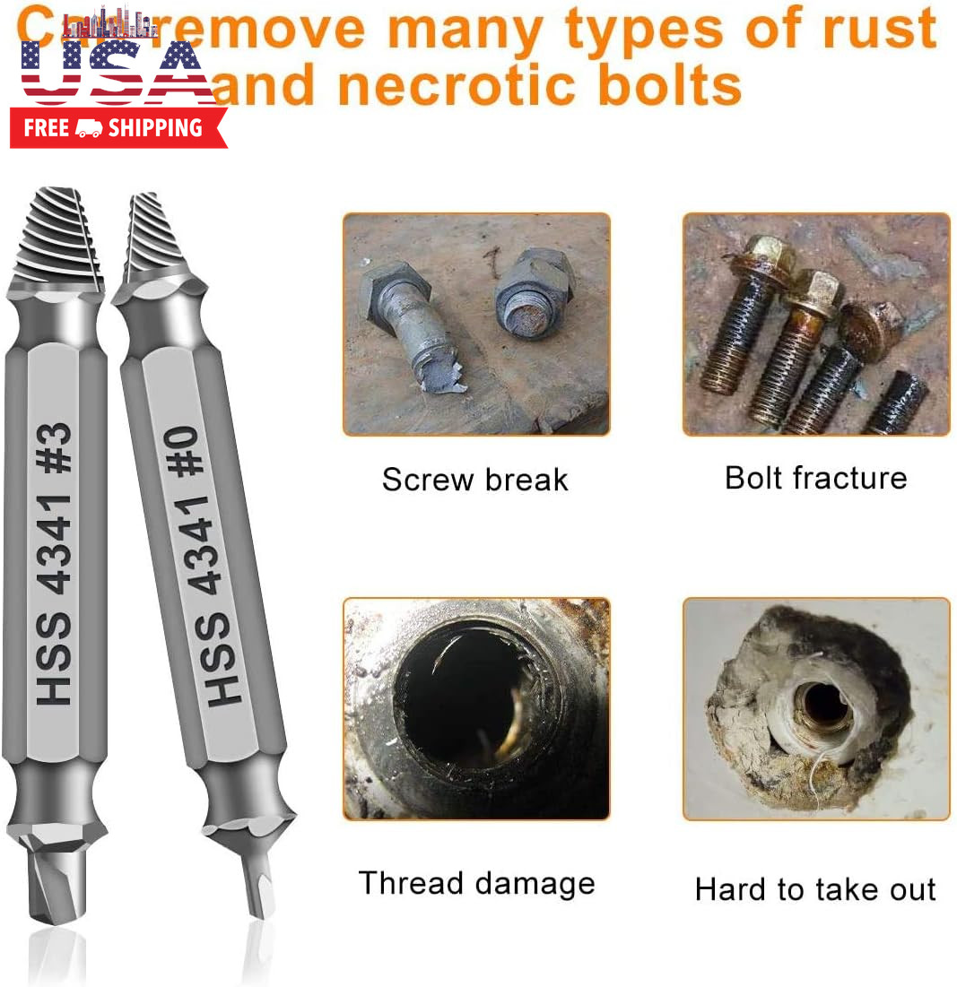 Gifts for Men,Damaged Screw Extractor Set,Christmas Stocking Stuffers for Adults