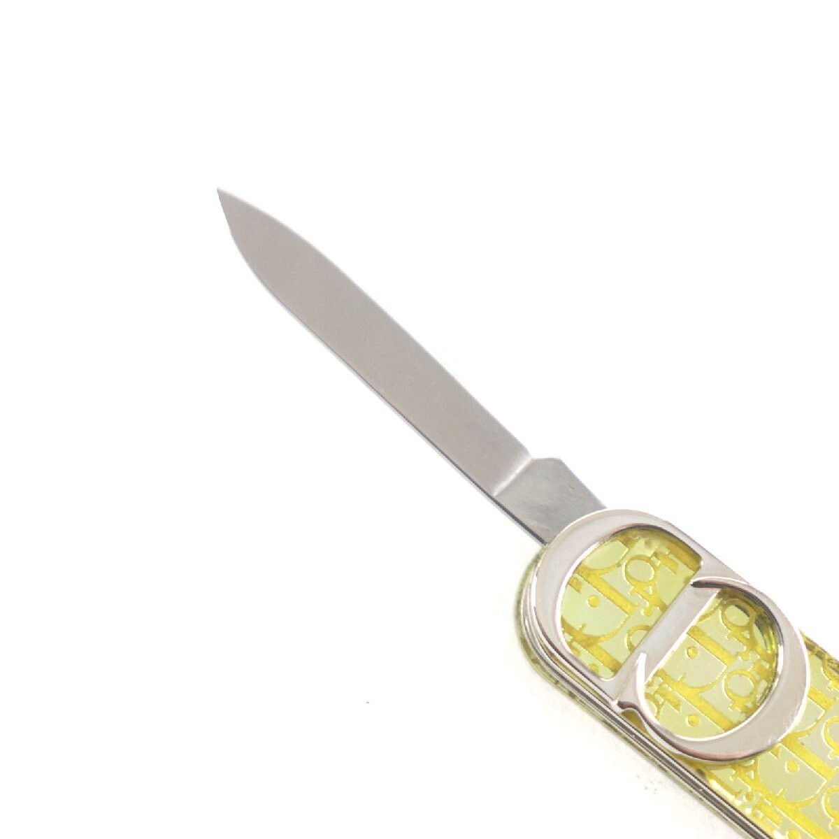 Unused DIOR multi tool VICTORINOX yellow silver with box