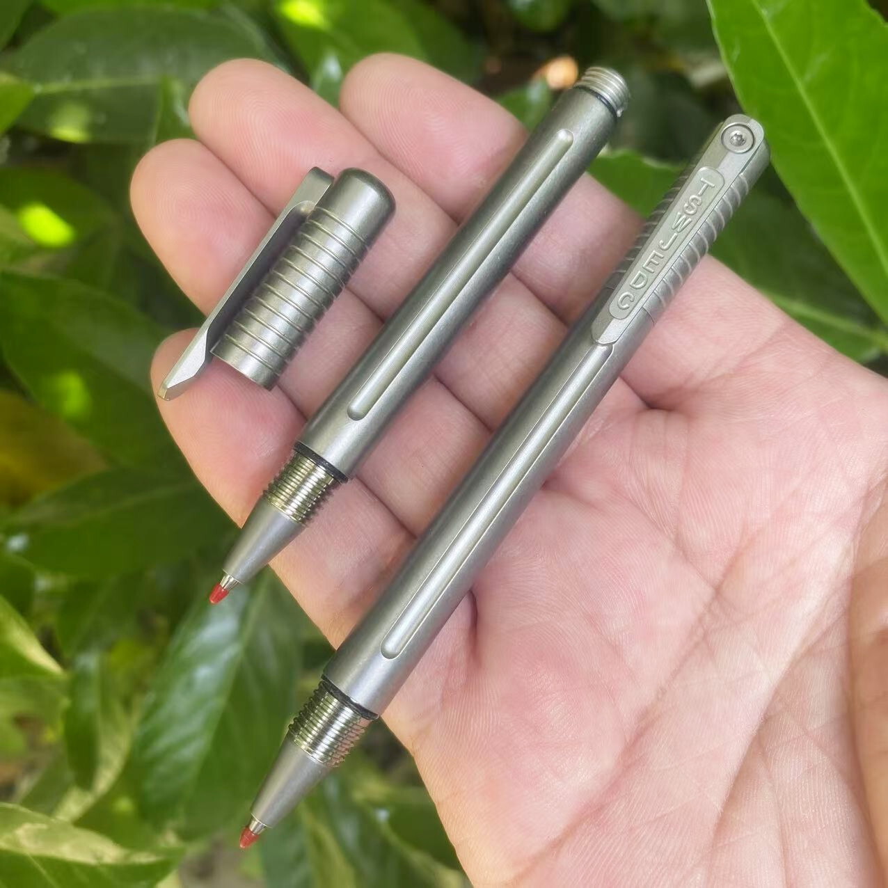 New EDC Titanium Alloy Signature Pen Outdoor Mini Writing Multi Tool Pen Gift