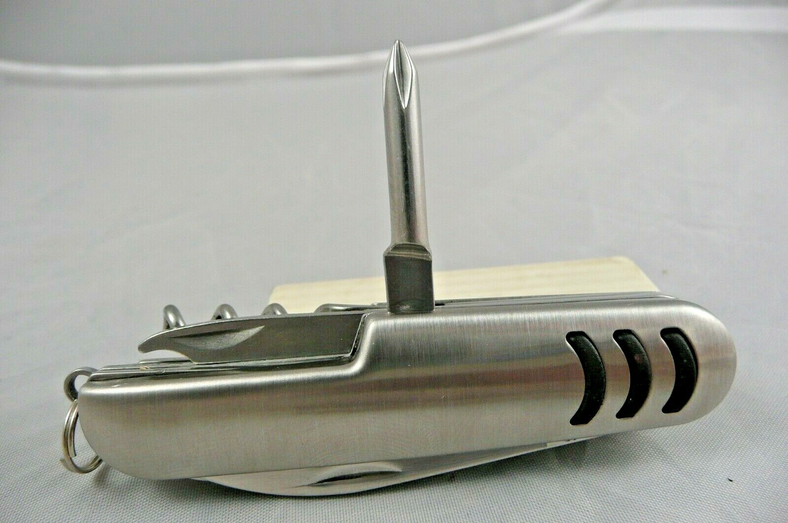 Multitool Pocket Knife Advertising Stainless Steel 8 Tools