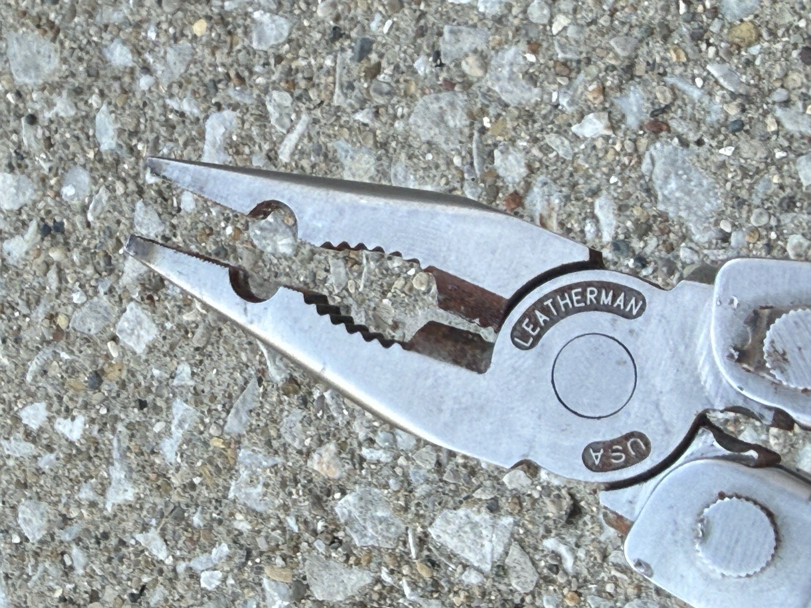 Vintage Unused (but has rust) Leatherman Super Tool w/ Box & Sheath 1996