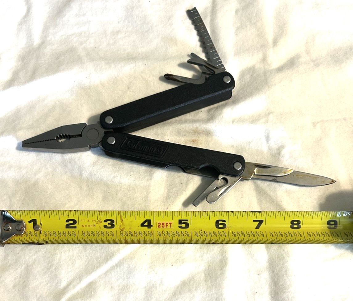(3) folding Knives and (1) Coleman Multi-Tool