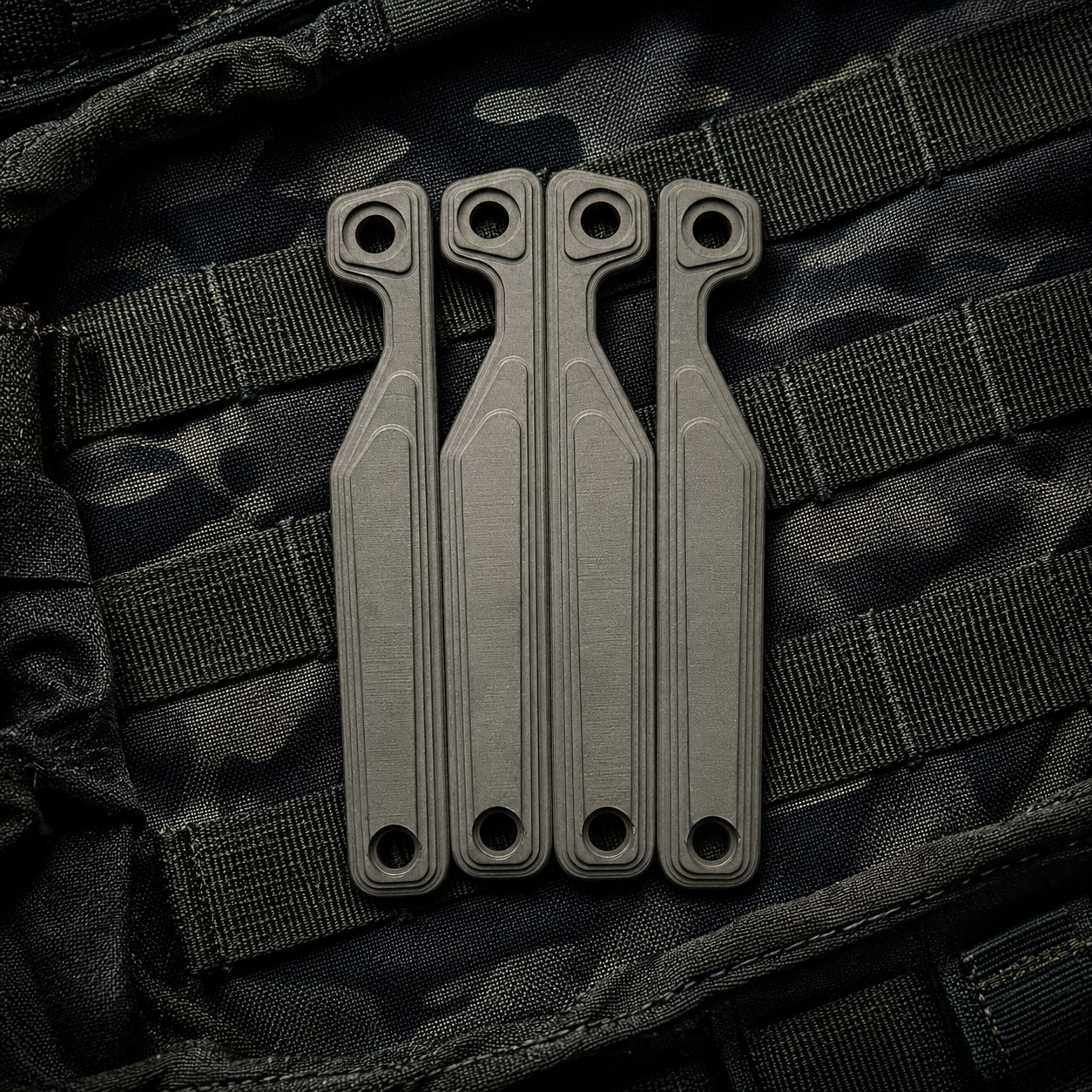 Titanium Scale Plates For Leatherman Wave Alpha Multitool Handle Overlay Mod