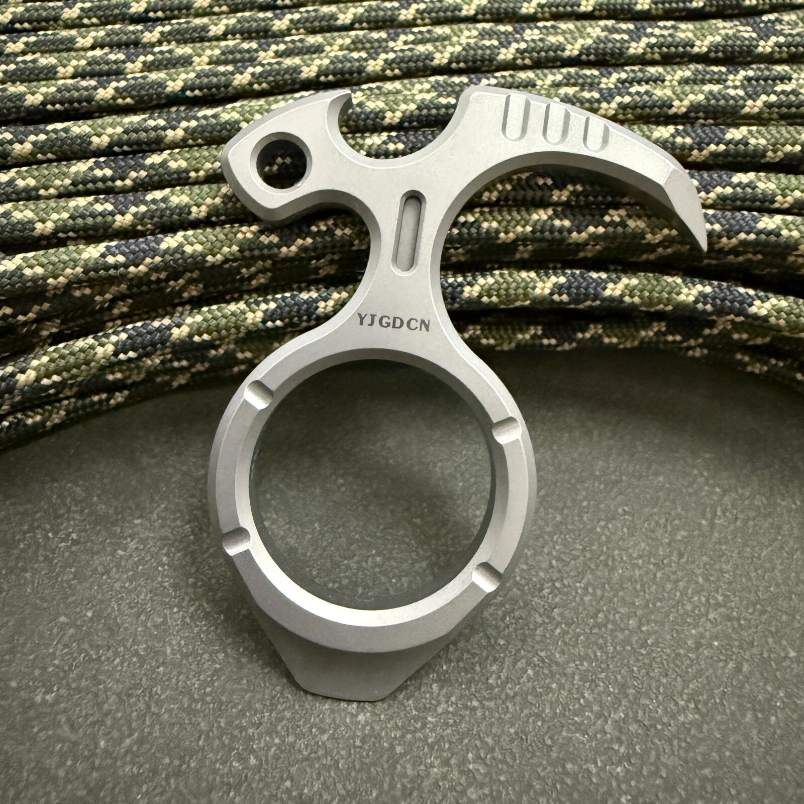 RIHE Design TC4 TITANIUM PRY Bar TOOL sickle EDC bottle opener