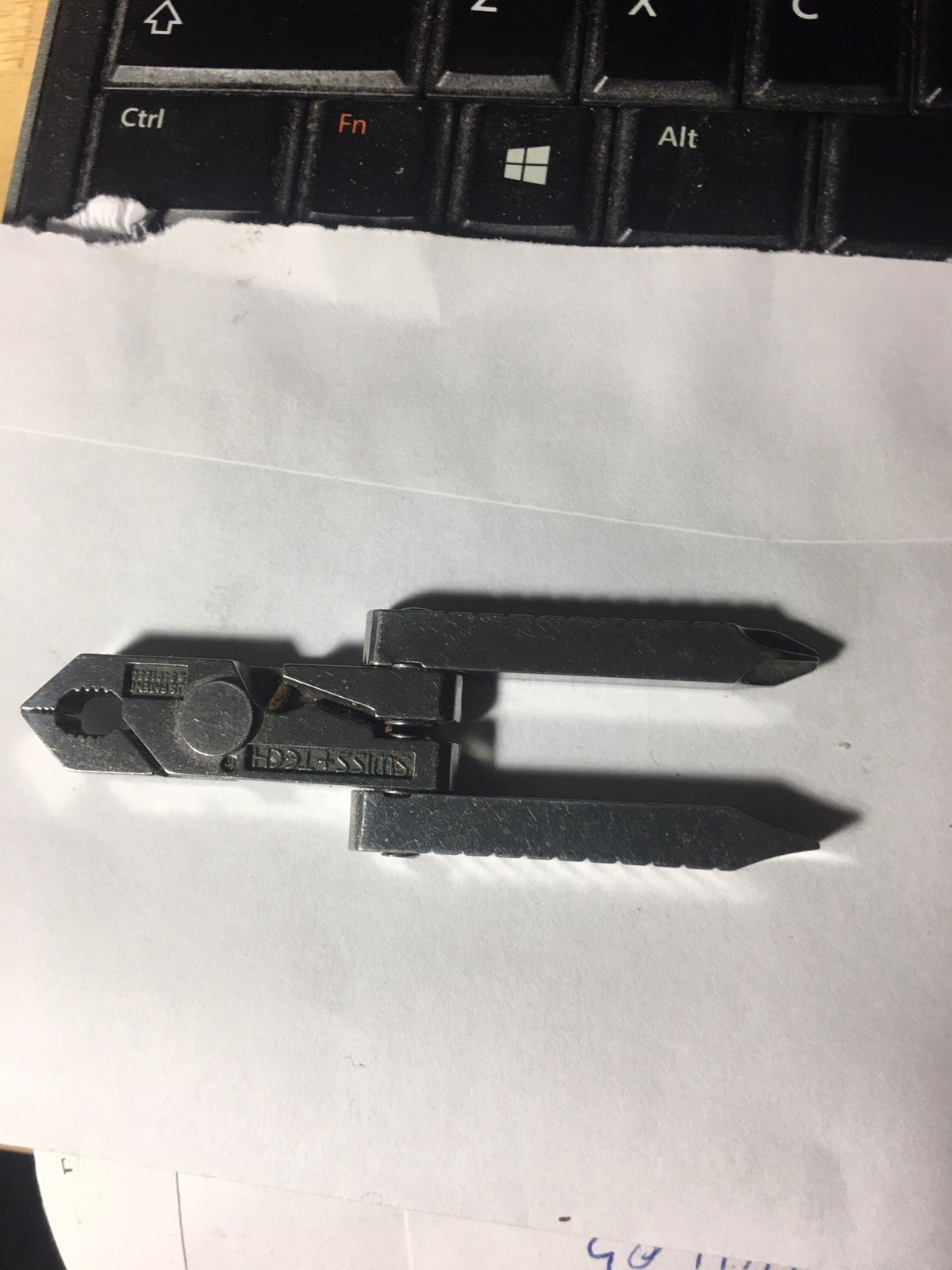 Swiss + Tech Micro-Tech 6-in-1 Multi Tool 1.75″ Folding Pliers Stainless Steel