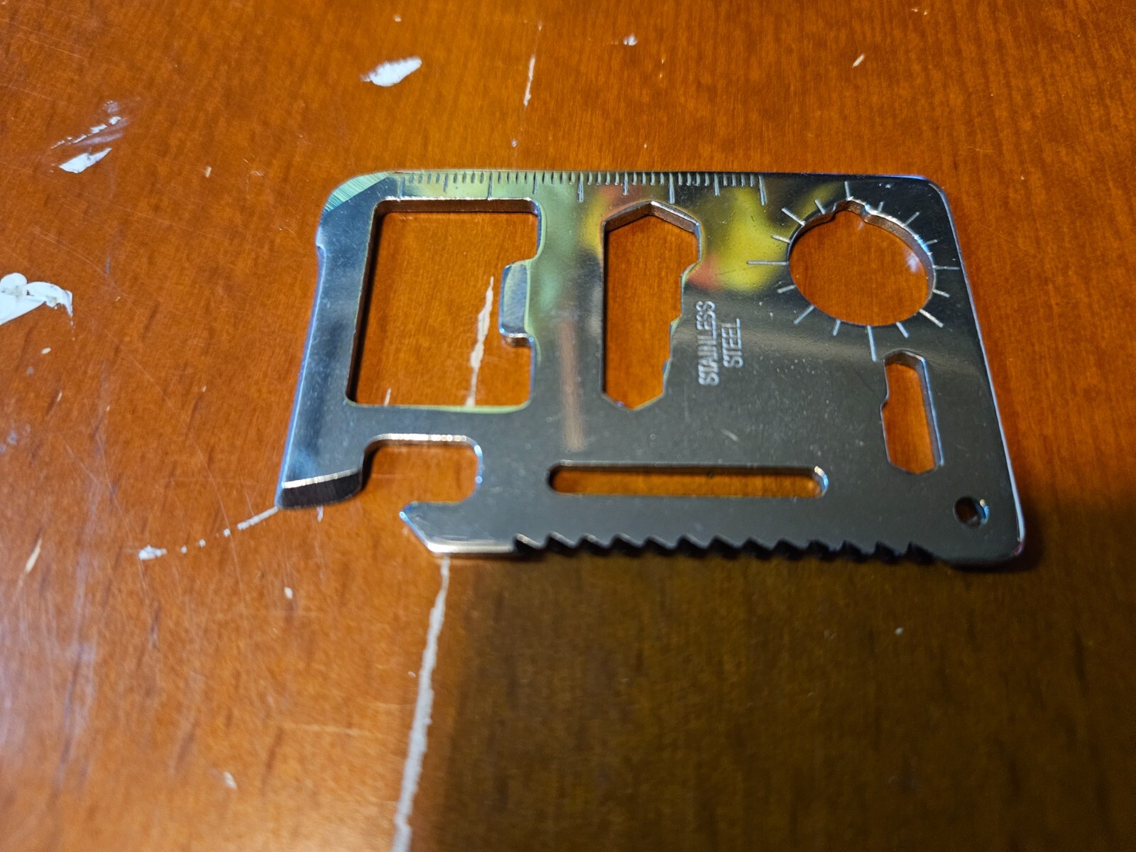 Stainless Steel Credit Card Tool 11 in 1 Multi Pocket Survival (2pack)