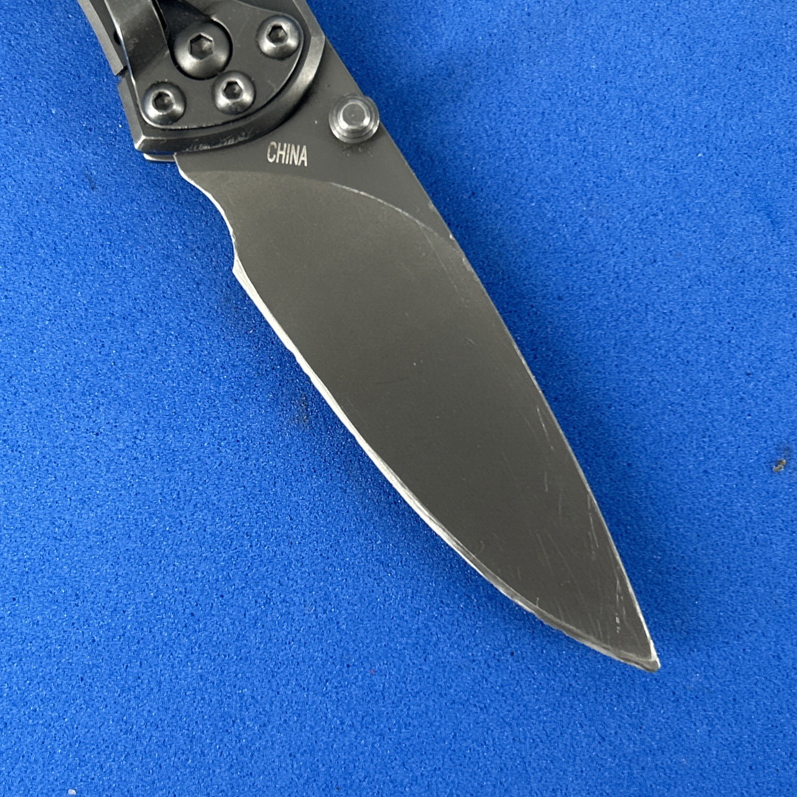 Buck 327 Nobleman Stainless STEEL Linerlock Folding Pocket KNIFE-Great condition