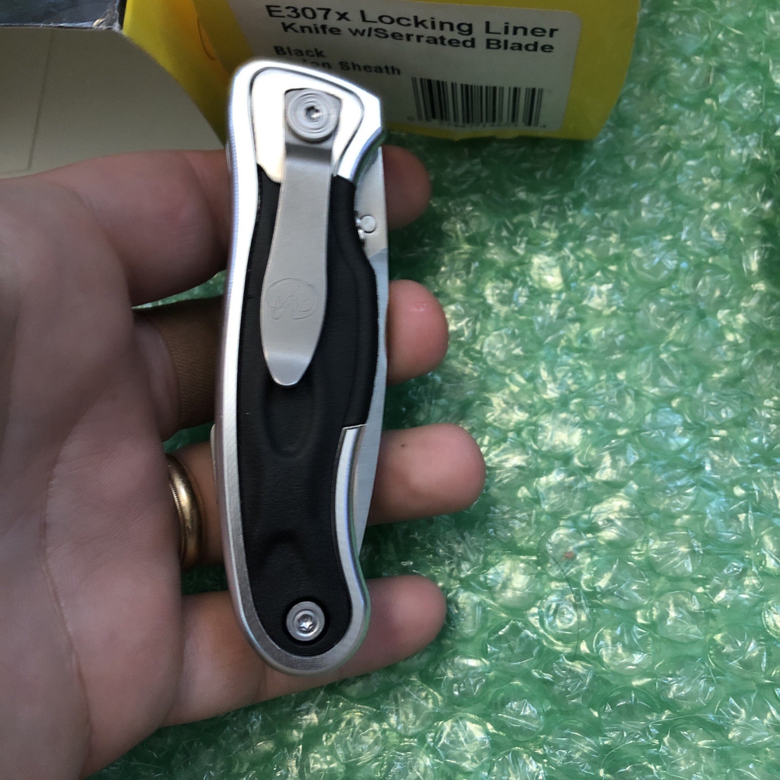 Leatherman E307x knife w/Serrated Blade (Similar to e306x e304x Expanse Series)