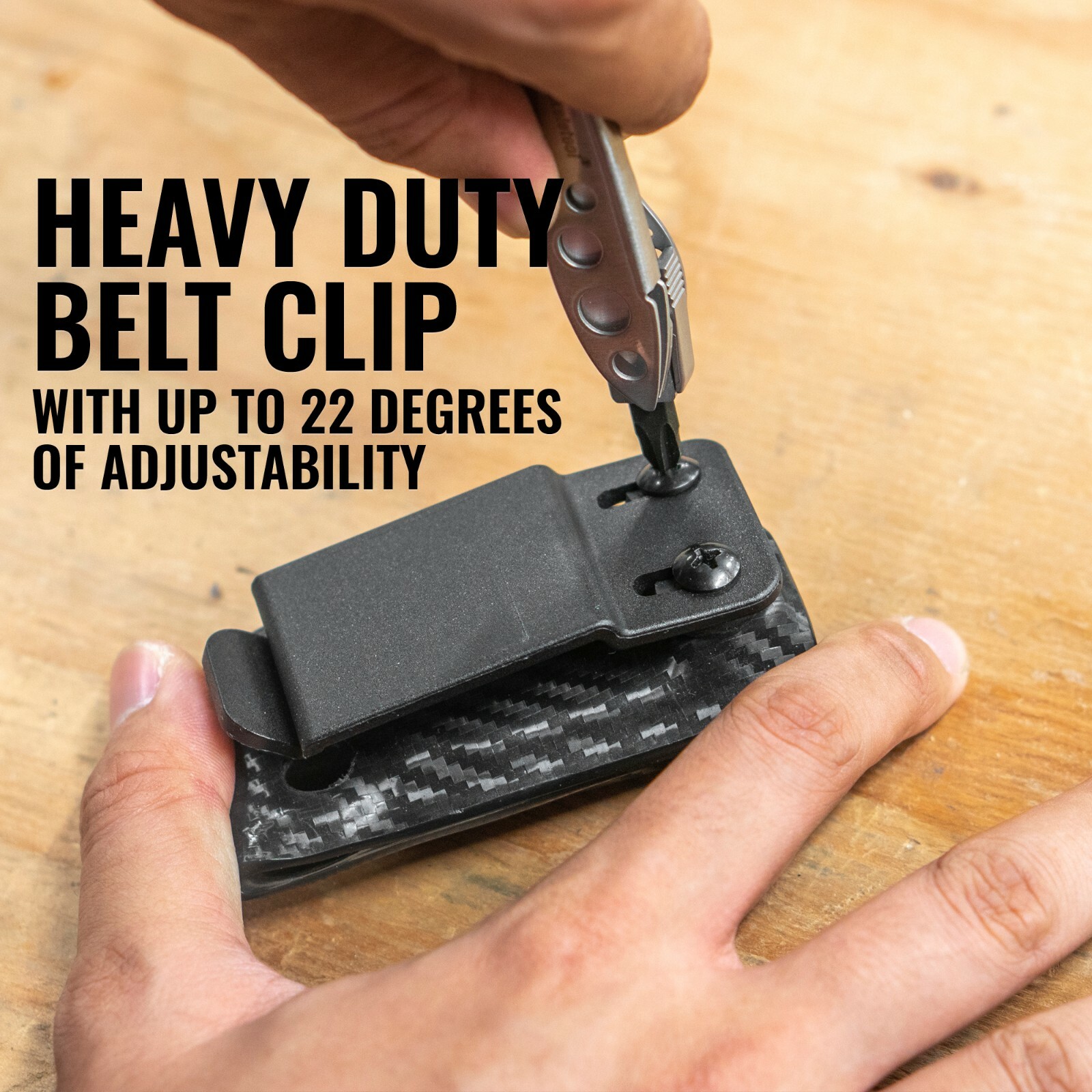 Clip & Carry Kydex Sheath Holder Cover for LEATHERMAN SKELETOOL Multi-Tool Tool
