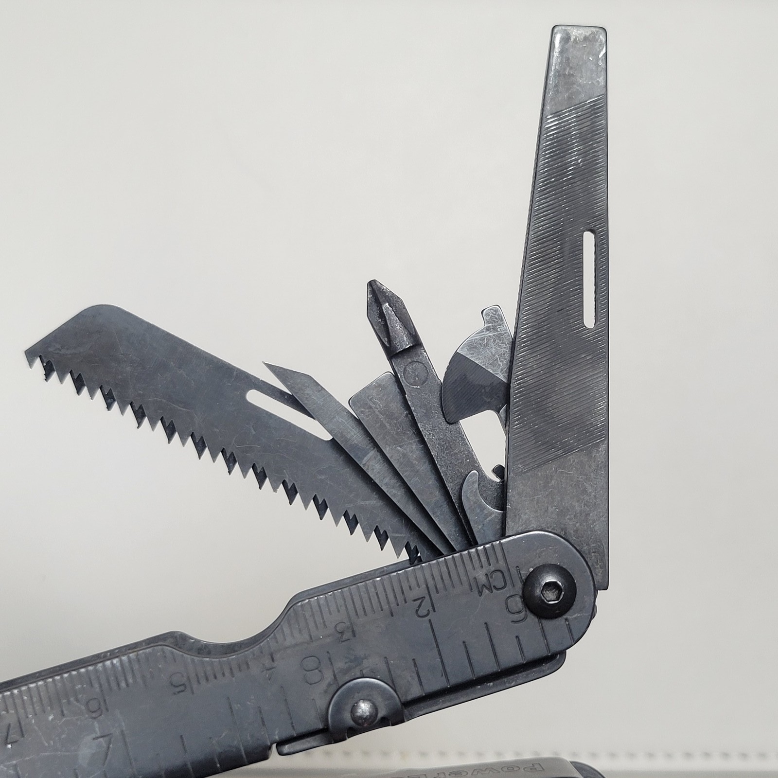 SOG PowerLock Multi-Tool Pliers Black Oxide Finish w/ Sheath B66N