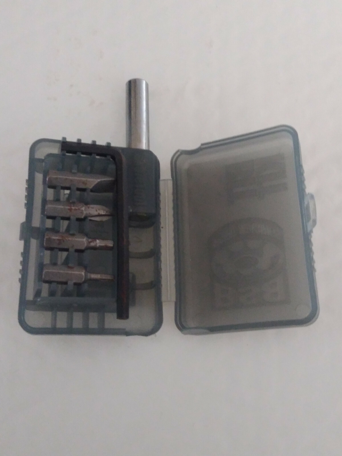 Bit Kit BeltClipCase5/32allenFlat,#2Phillips5/32Hex#15TorqMagneticBitHolder,New