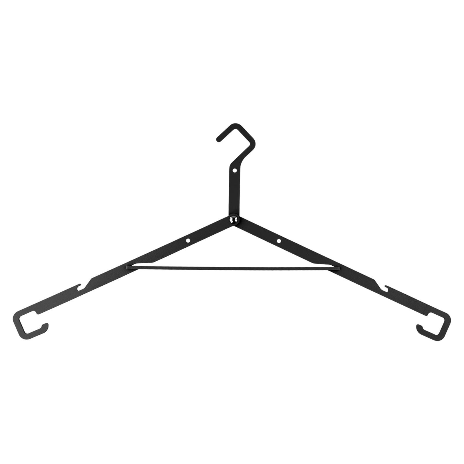 Iron Foldable Clothes Drying Rack for Outdoor Camping Portable Metal Hanger