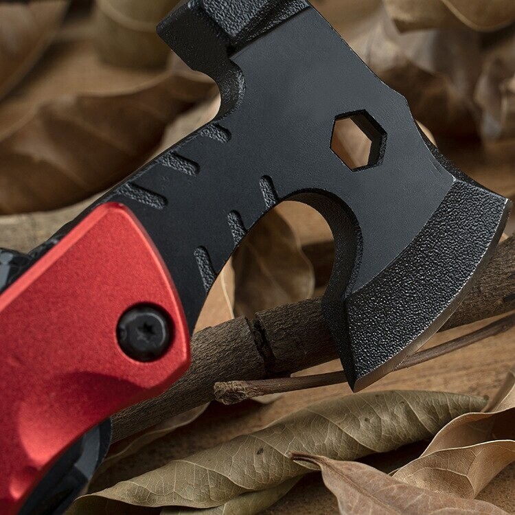 Best Multi Function Purpose Axe Hatchet Hammer Knife Tool Camping Survival Steel