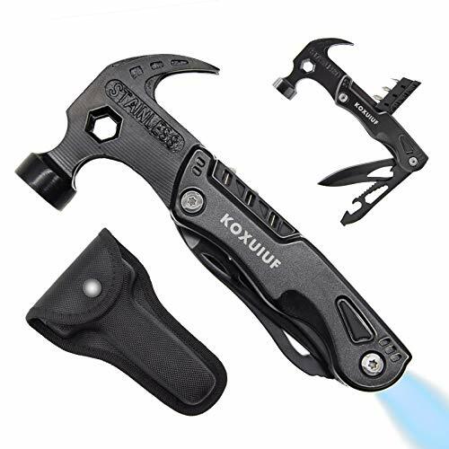 Multitool Camping Accessories, New 13-in-1 Hammer Multitool With Emergency