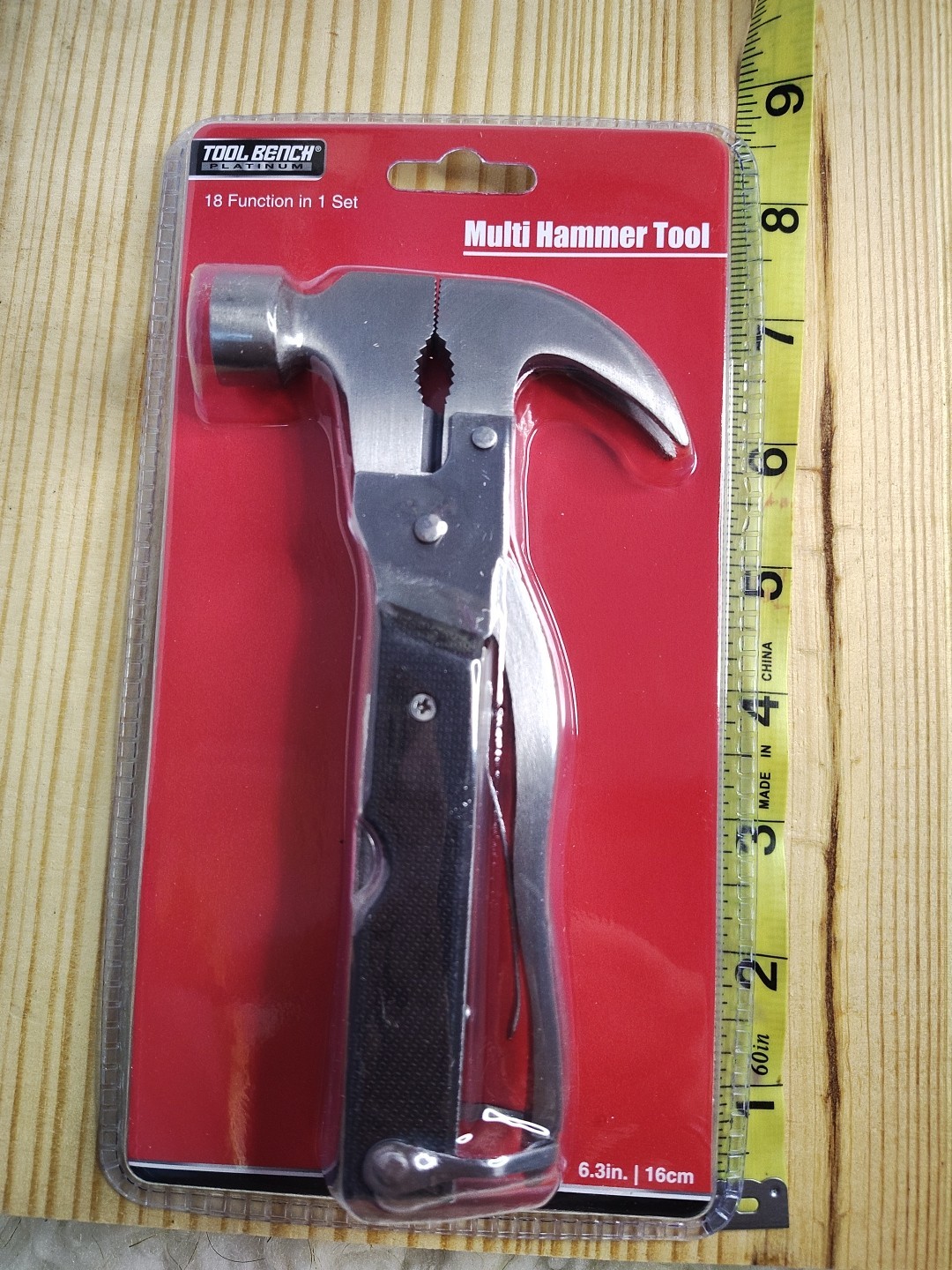 Multi Tool The Big Outdoors Hammer Can Opener Saw Pliers File 10 Tools In 1 New
