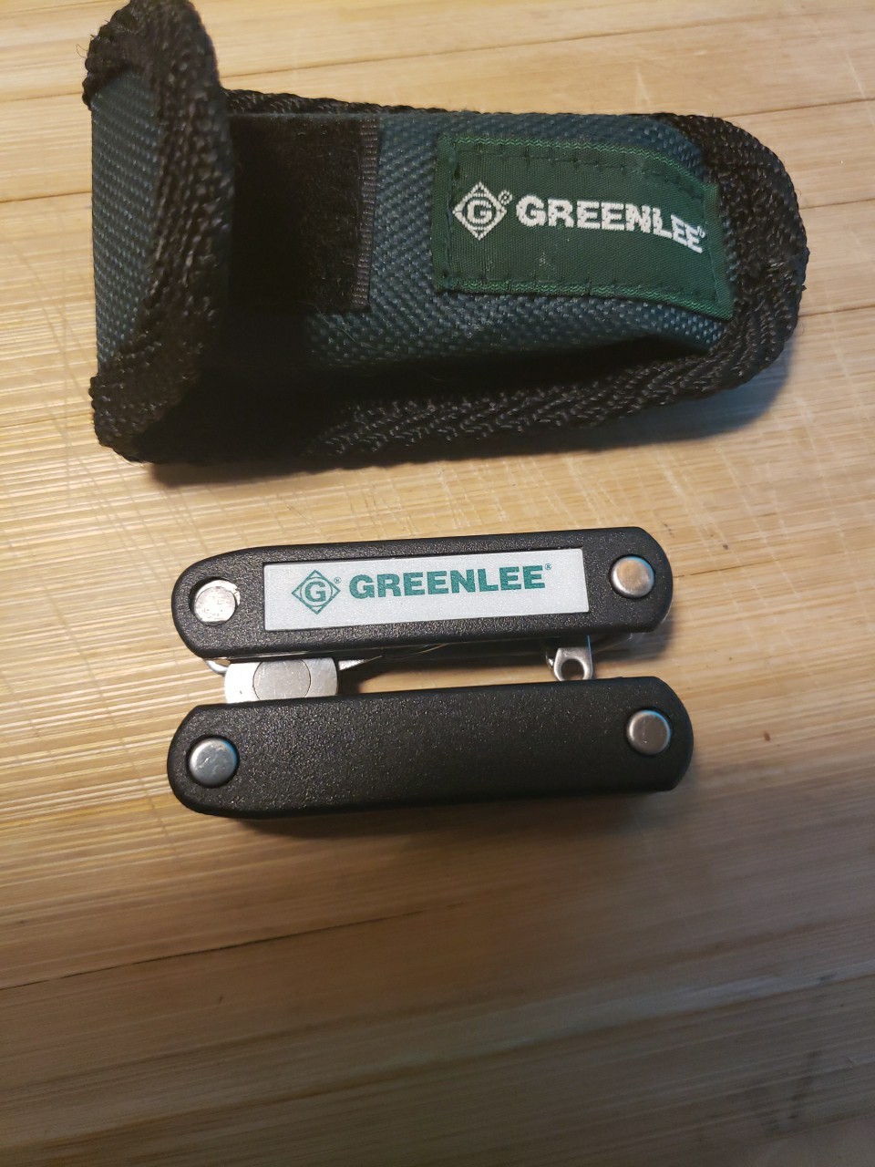 Greenlee Multi Tool Professional Or Electrical StainlessS. 5 Tools W/ Sheath. EC