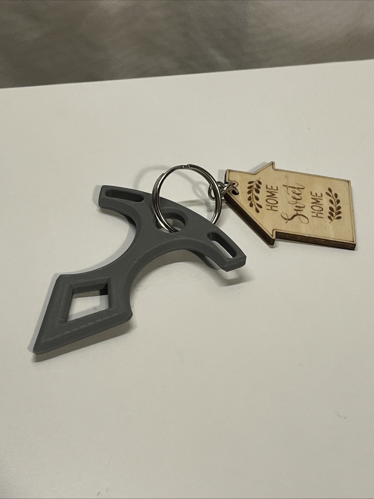 EDC Keychain Boat Anchor Model Tool – Grey Undetectable Defense- Free Shipping