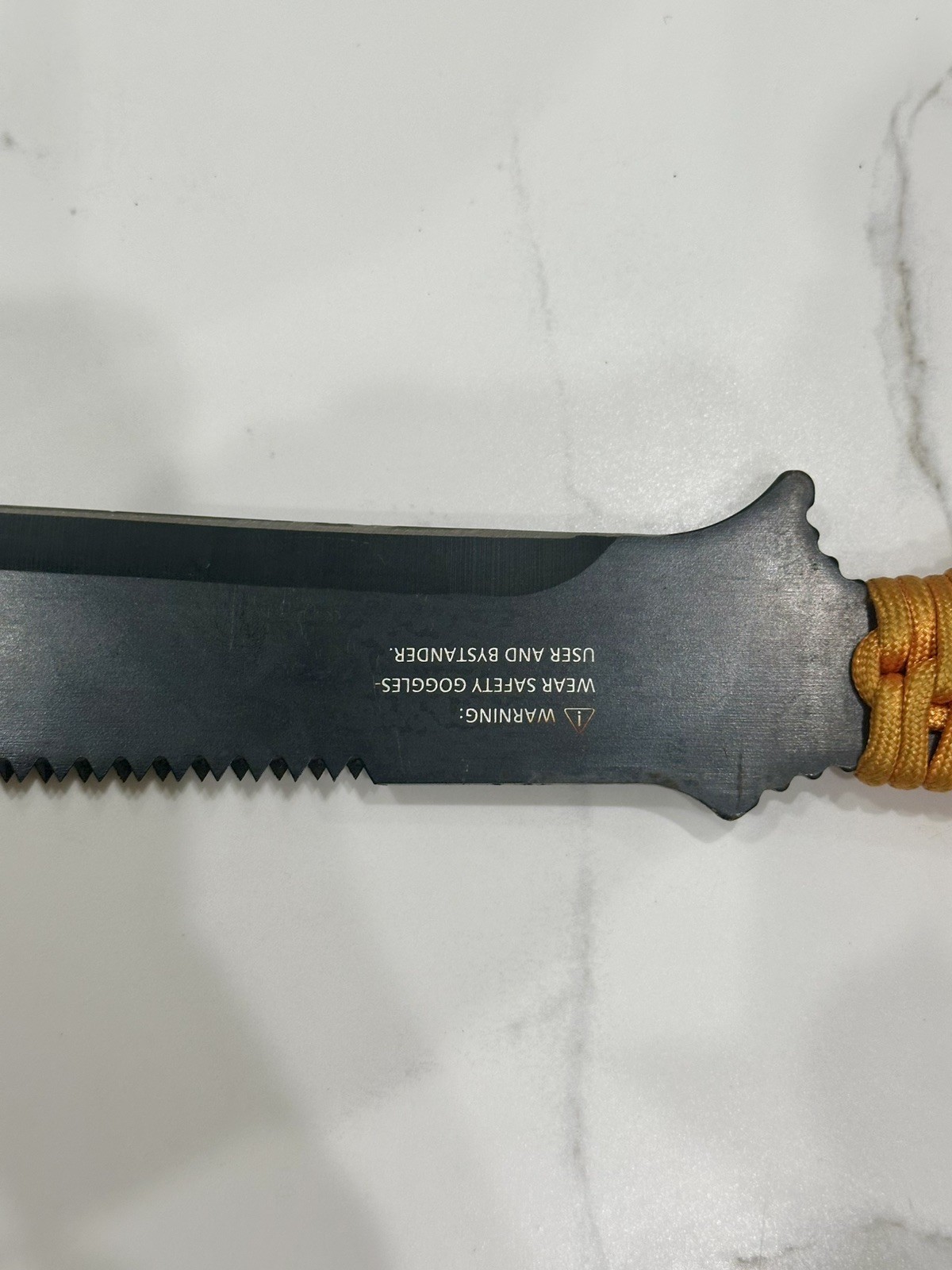 UST ParaCuda Survival Machete Orange 11 in – GREAT condition