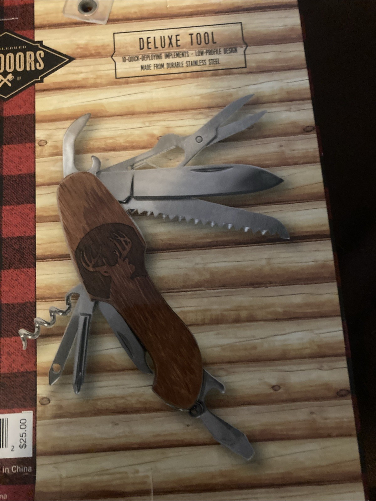 NEW Saddlebred Outdoors Deluxe Tool 10 Quick-Deploying Implements