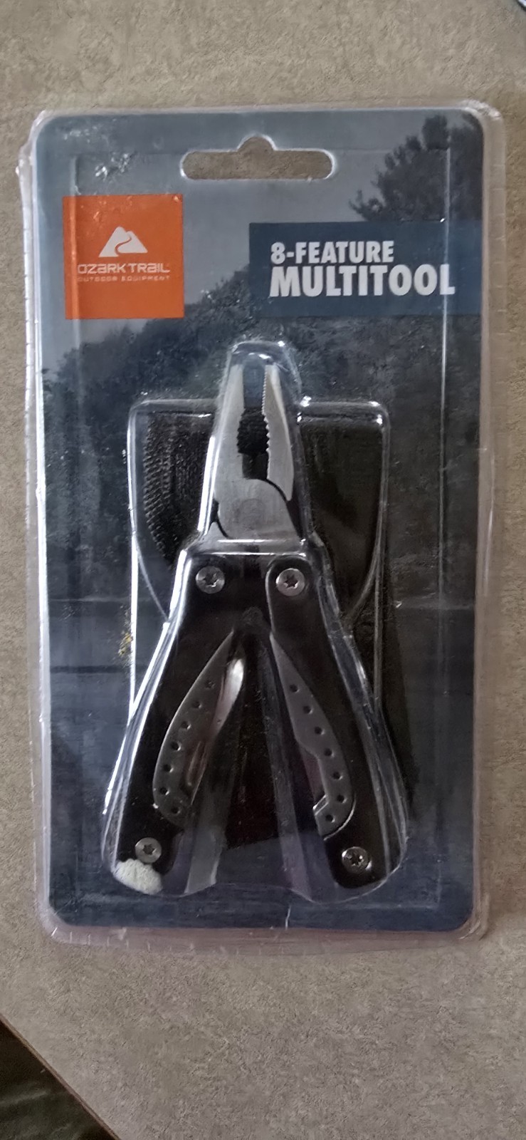 Ozark Trail Small Multi Too Perfect For EDC & Bug Out Bag 8 Feature Multi Tool