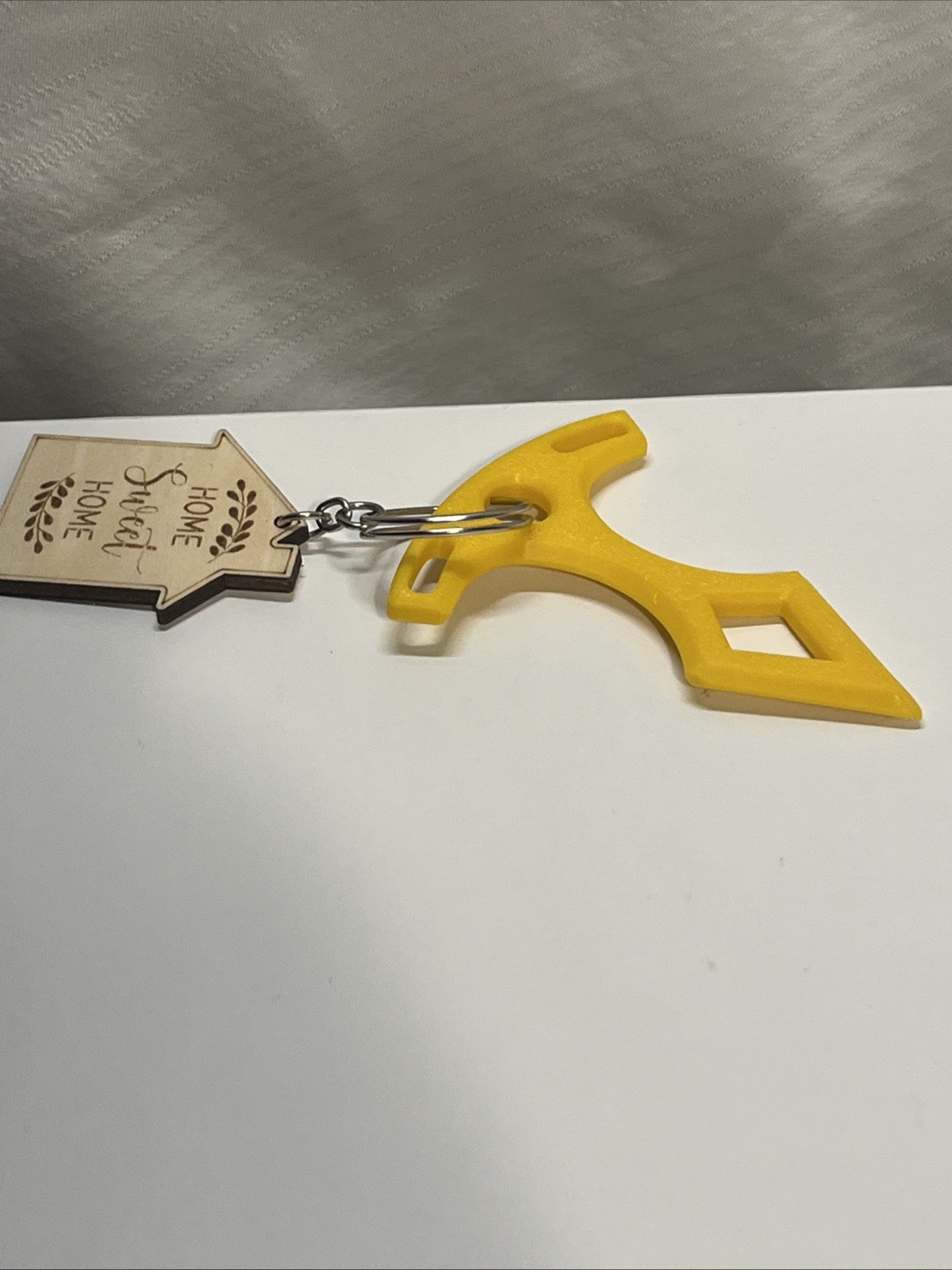 EDC Keychain Boat Anchor Model Tool – Yellow Undetectable Defense- Defender Tool