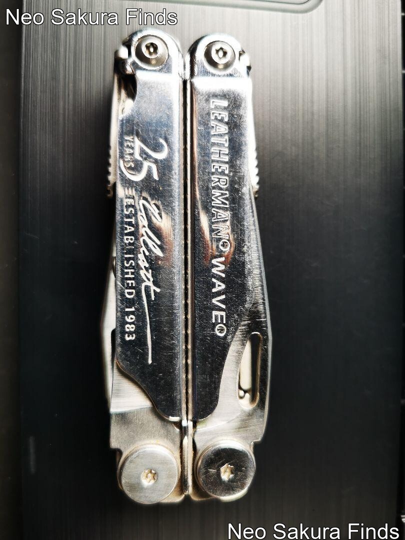 Wave 25Years 2008Model Leather Man Multi Tool Used Rare