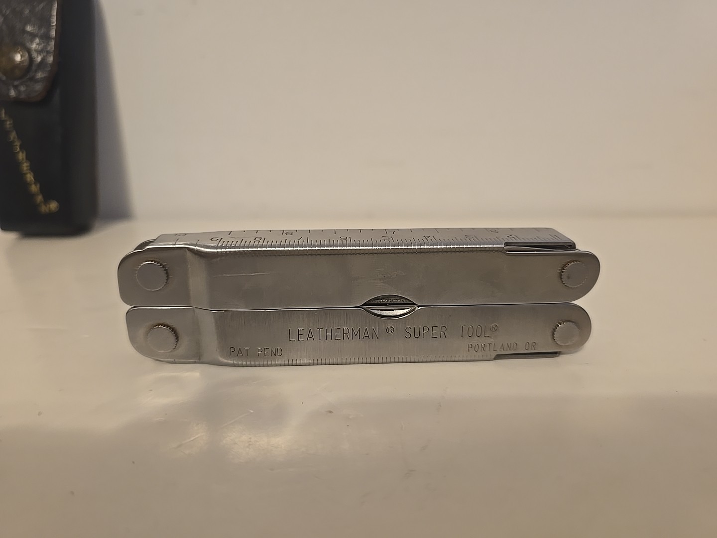Vtg Leatherman Tool Patent Pending USA Stainless Steel Multi-Tool & Sheath