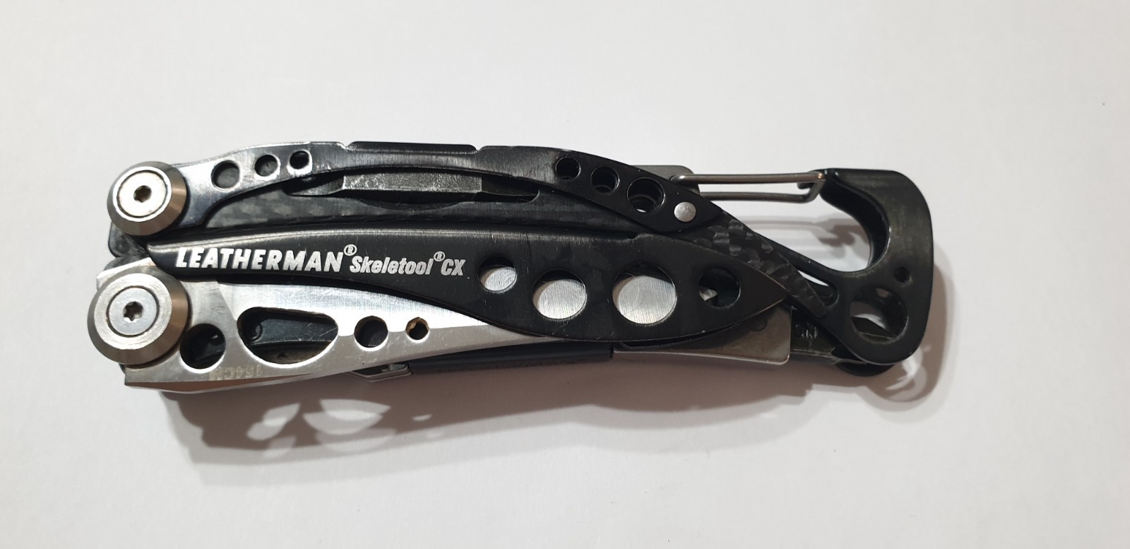 🔥 Leatherman Skeletool CX Carbon Fiber Rare Retired Used Multi Tool Collectable