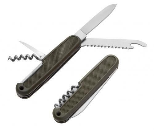BW Bundeswehr Taschenmesser oliv 6 Funktionen Neu mit Tasche
