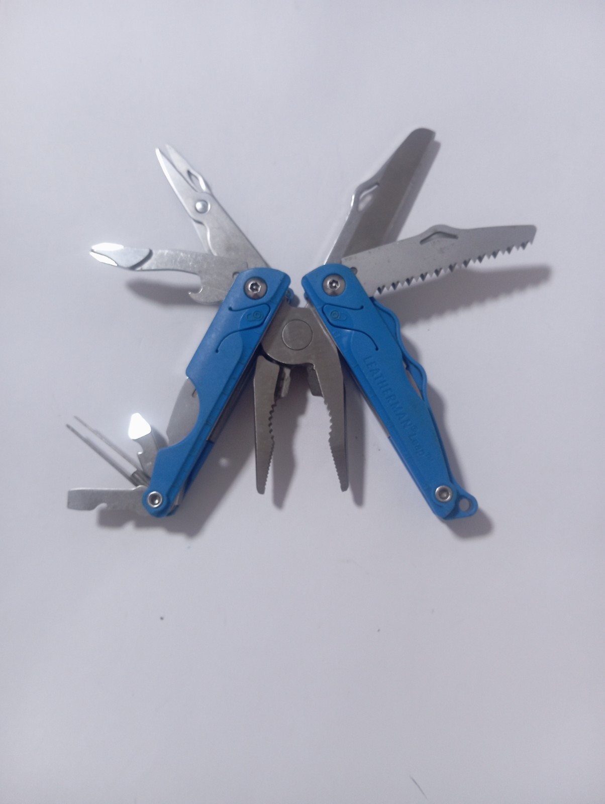 🔥🔥🔥 Leatherman Leap Blue Multi Tool Retired Very Rare