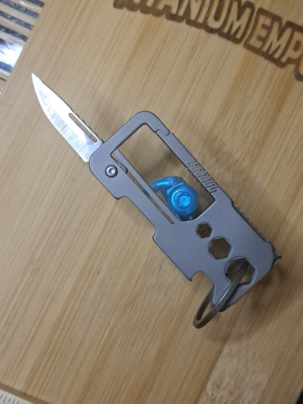 EDC Titanium Carabiner Multi-Tool