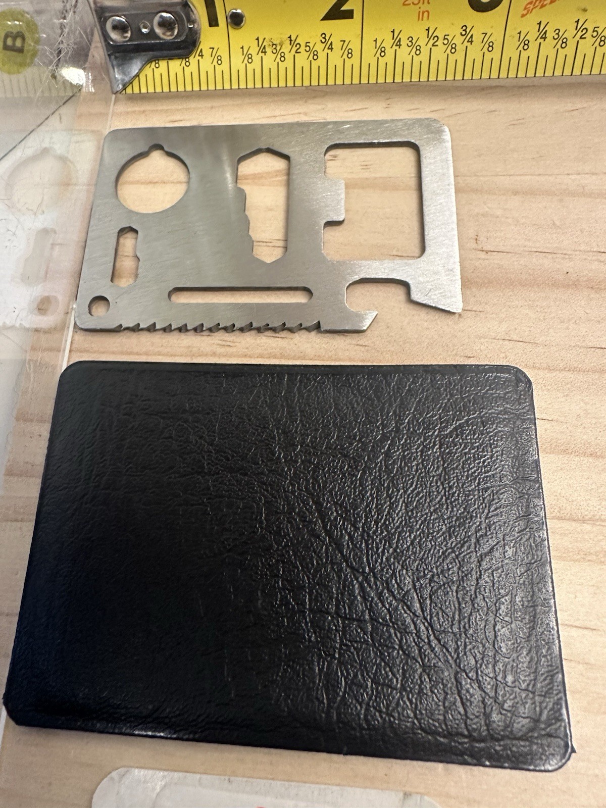 11 in 1 Survival Pocket Credit Card Multi-tool Stainless Steel