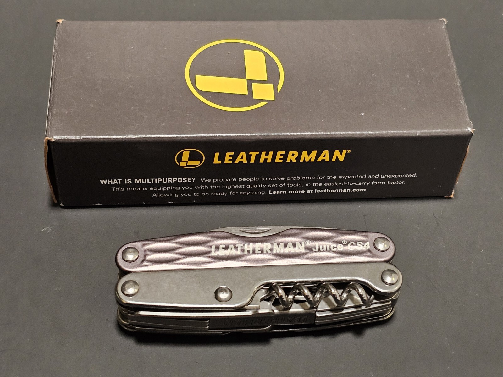 NEW Leatherman Juice CS4 Multi Tool | Granite Gray | 831924