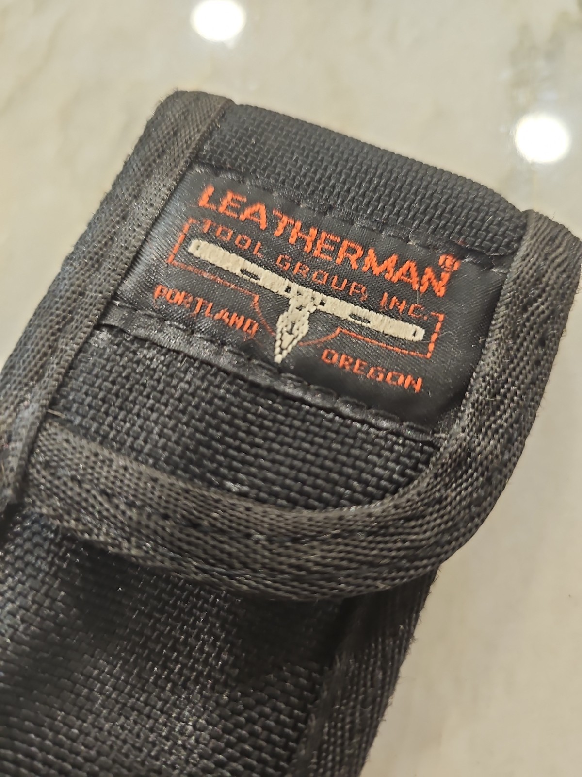 Vintage Leatherman Tool Group Portland Oregan Black Fabric Sheath