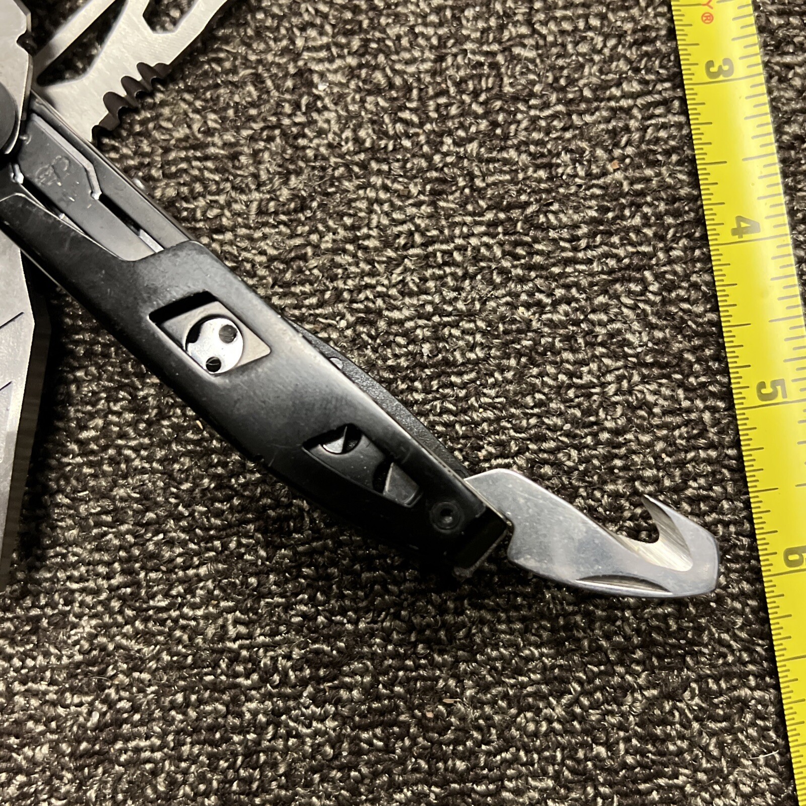 B/Bury Multi-Tool File Pliers Screwdrivers Glass Break