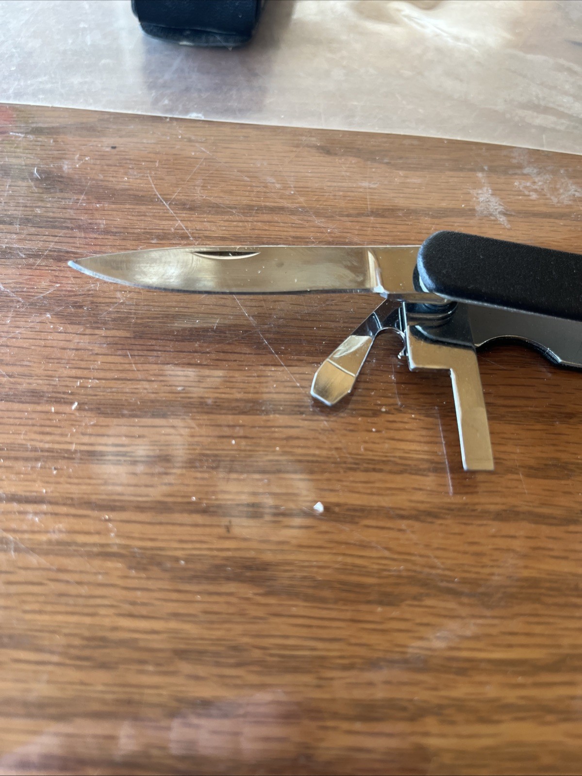 Handyman Club Of America Logo Folding Multi Tool Preowned SS Steel Cool, Sheath