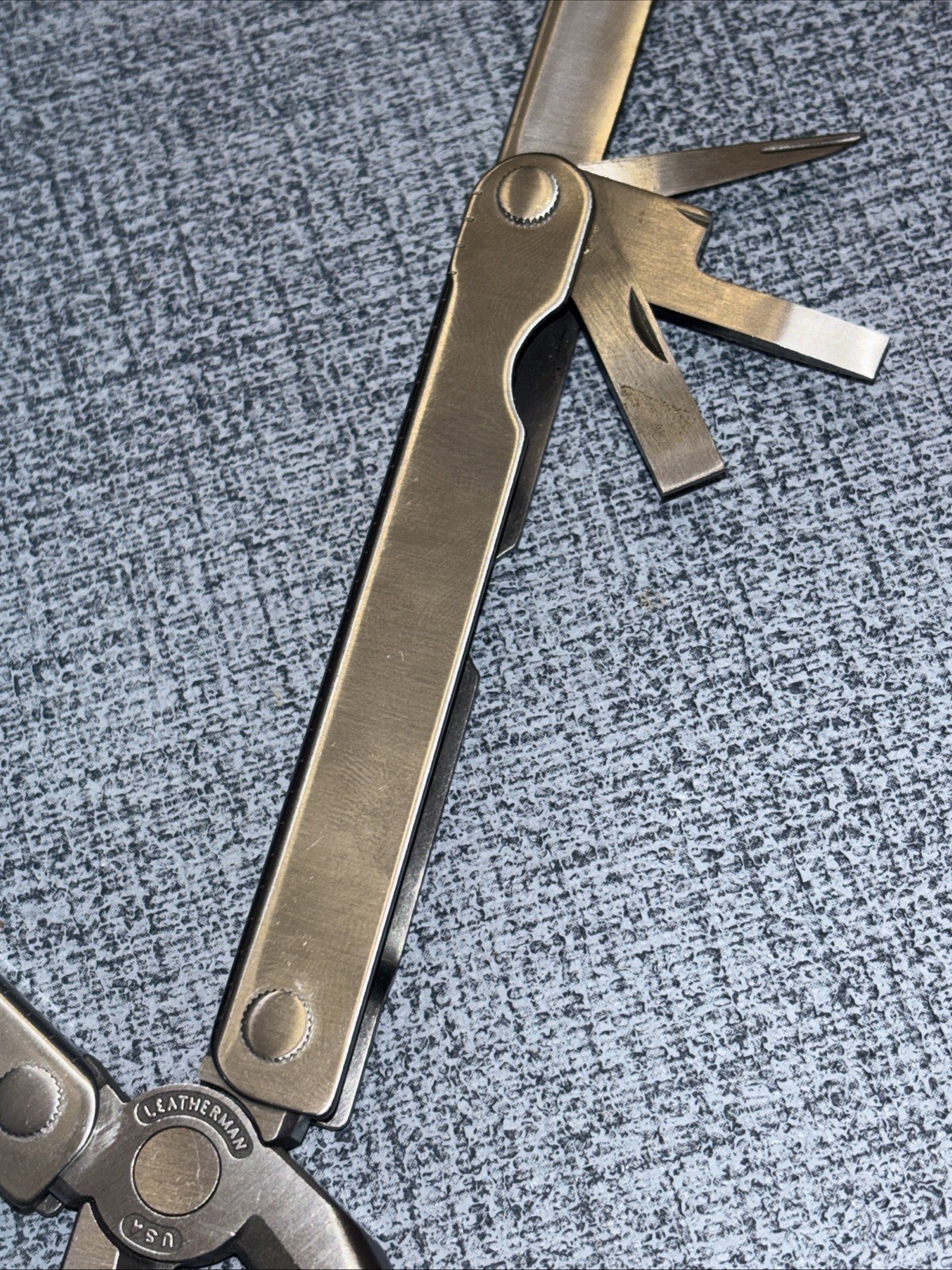 Vintage Original Leatherman Tool US Leather Sheath Great Condition