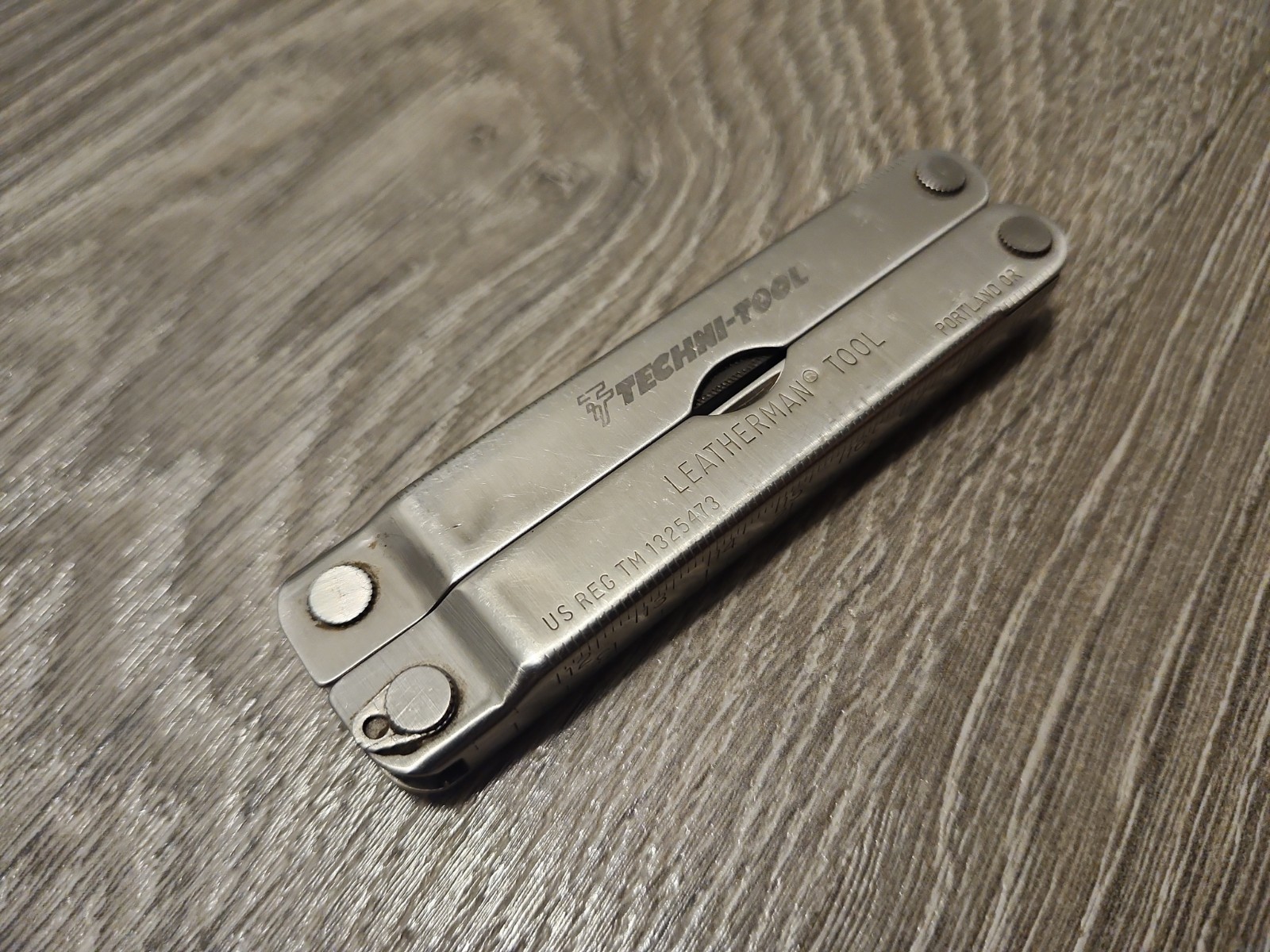 Leatherman Tool – Used, Stainless Steel, Good Condition, Older Model, With Pouch