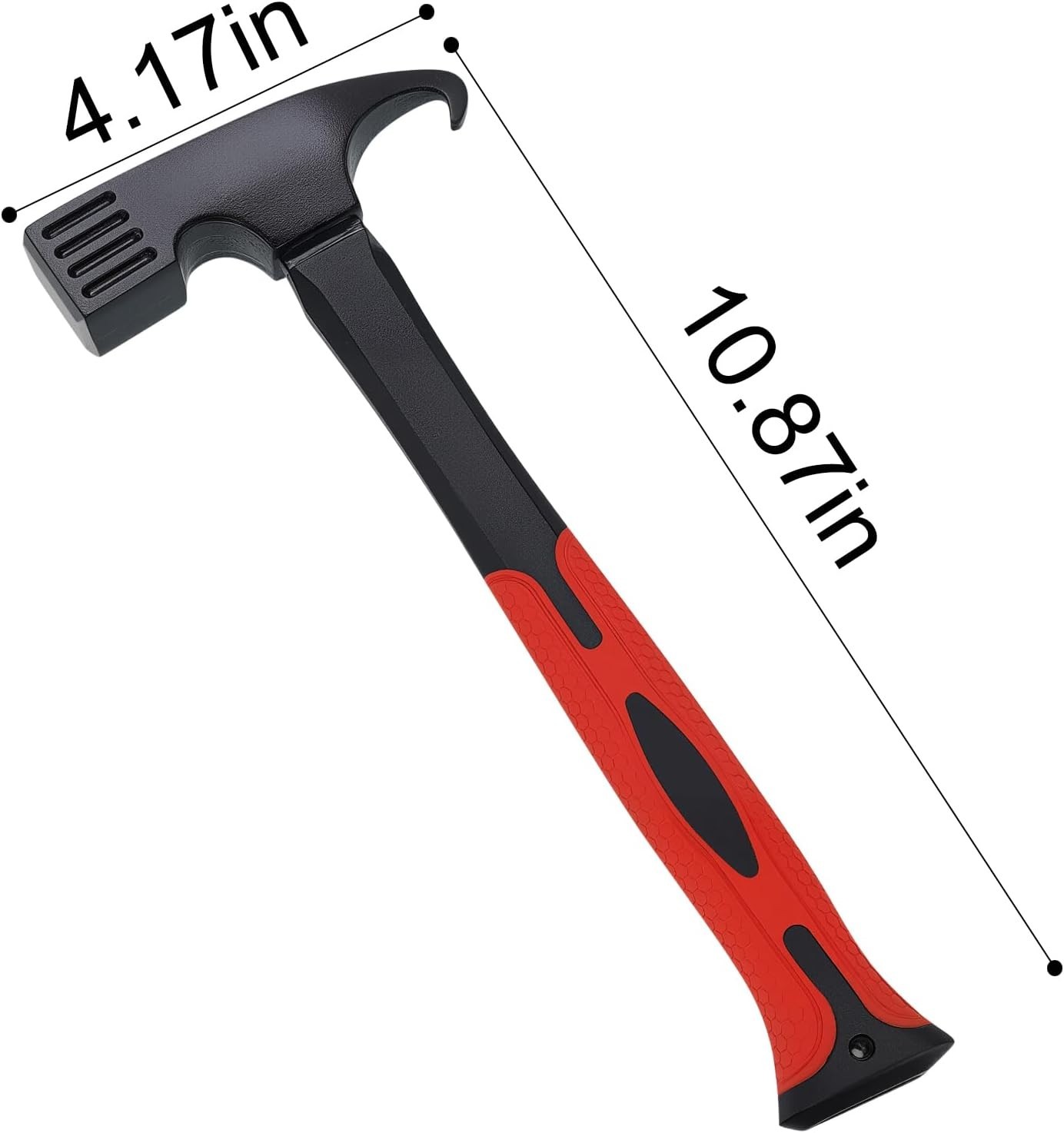 OutdoorPro Camping Hammer with Tent Stake Remover – 10.8″ Heavy Duty Multifun…