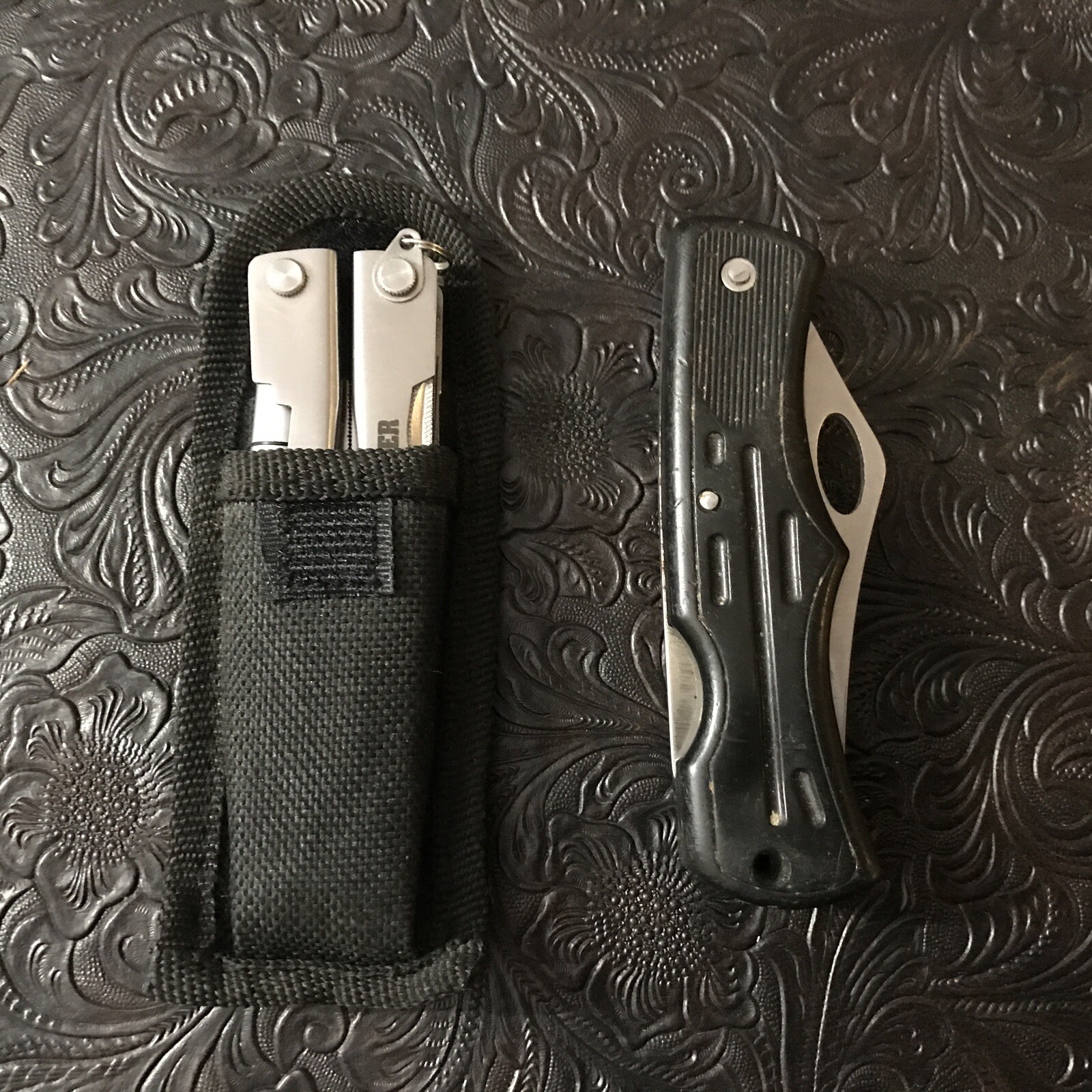 Steel Multi-tool With Pocket Clip And Pocket Knife