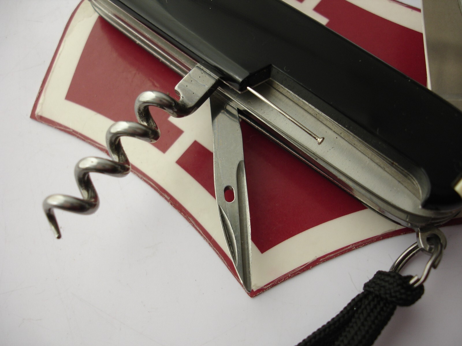 VICTORINOX 91mm BLACK CAMPER 13 FUNCTION EDC OUTDOOR SWISS ARMY POCKET KNIFE
