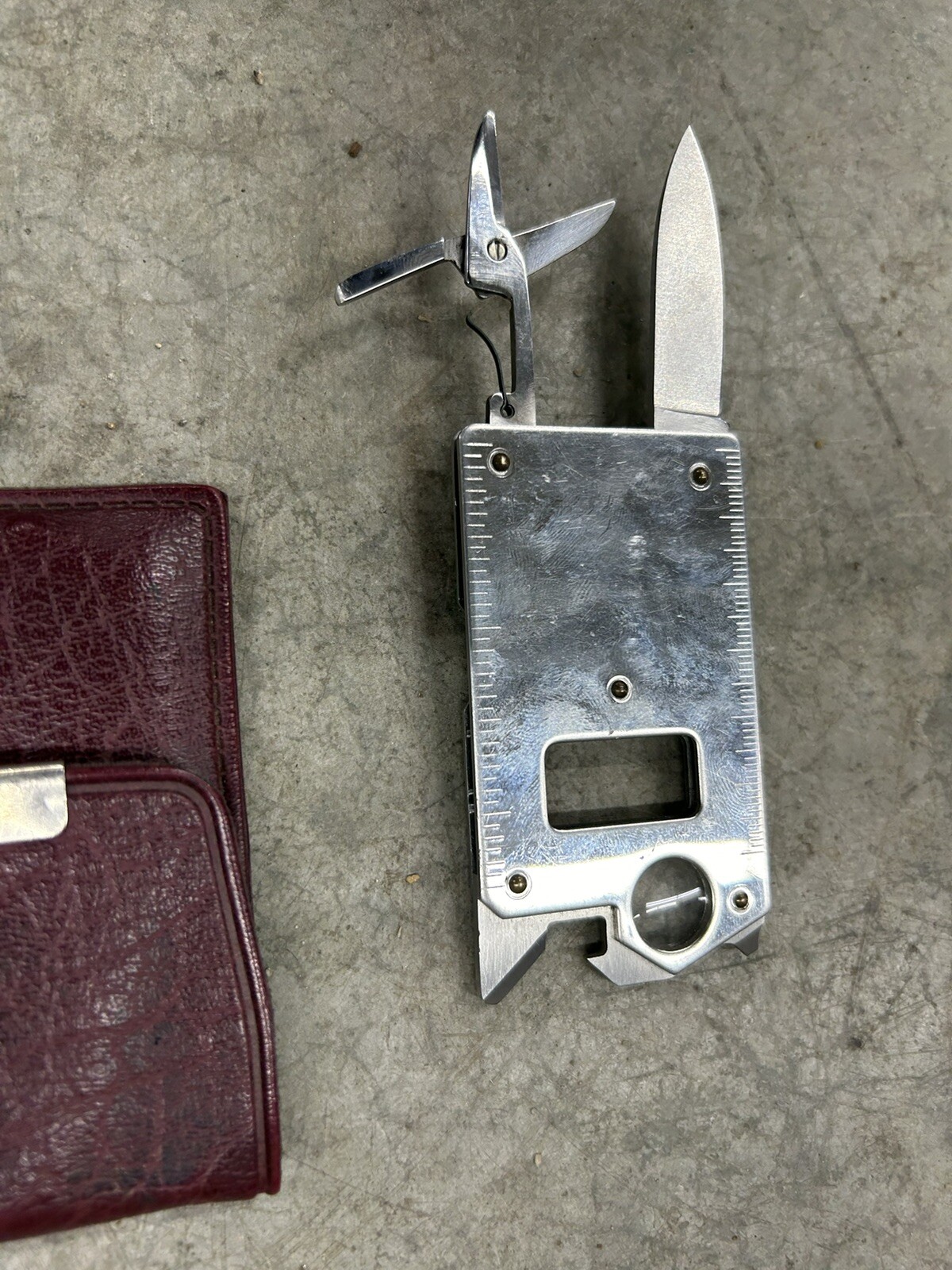 BS9 Vintage RARE Explorer Japan Survival Multi Tool Knife 21 013 Scissors