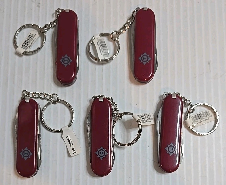 Hillman Group Pocket Knife Scissors Nail Clippers Keychain Multi-Tool Lot of 5