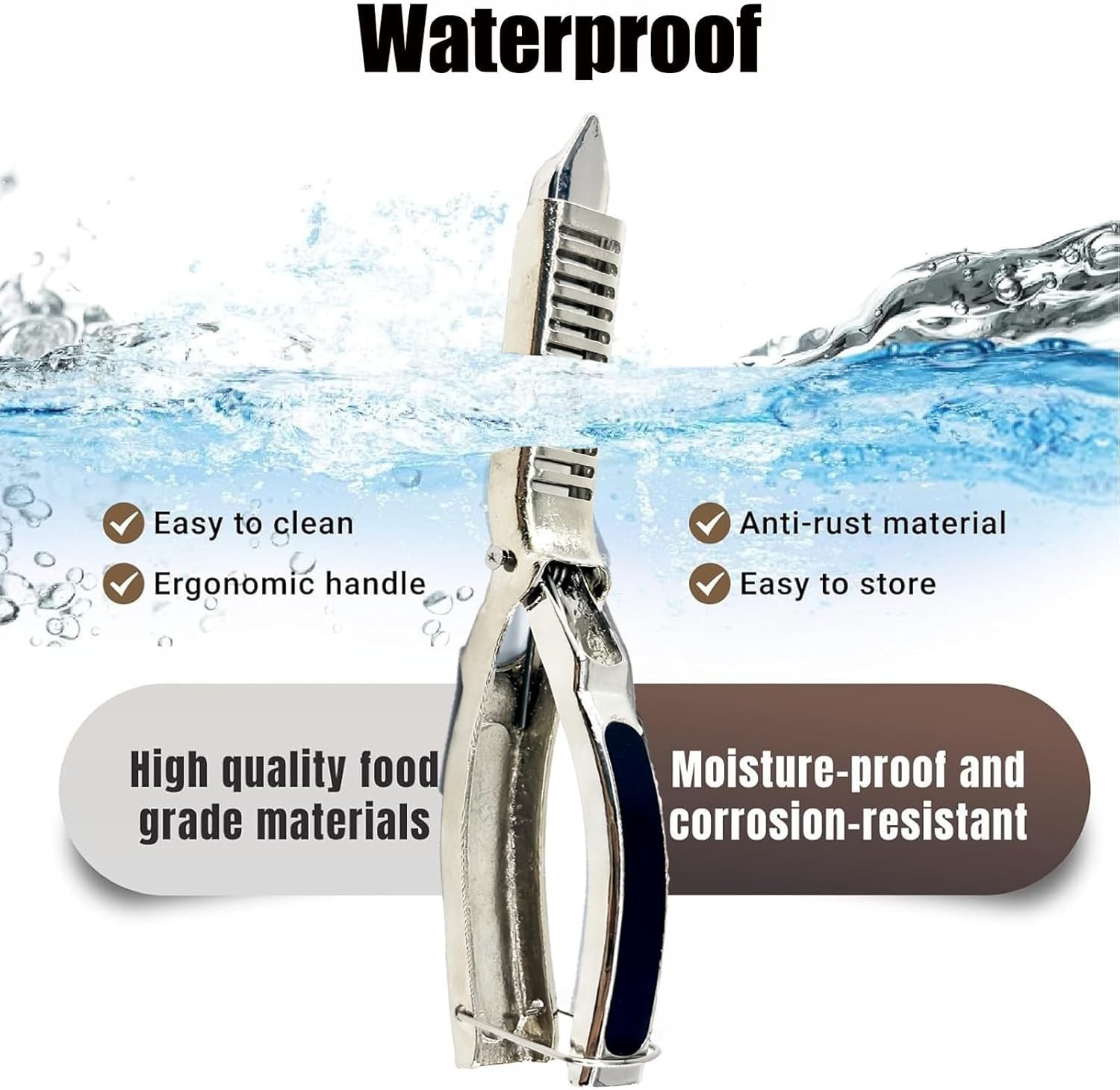 Stainless Steel Rib Prep Tool Membrane Remover,Ergonomic Rib Skinner for BBQ