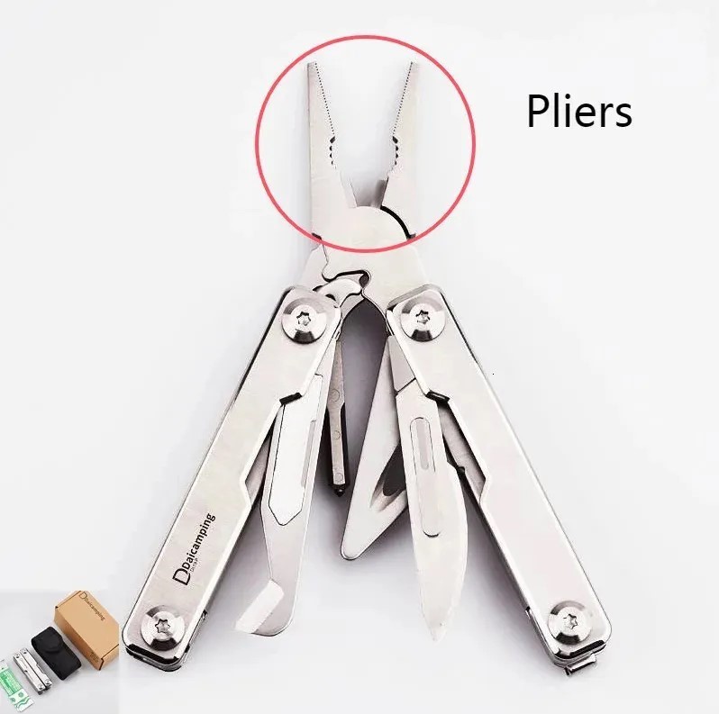 Daicamping DL19/DL19P Multi Tool Folding Pocket Knife Sheath Scissors Pliers