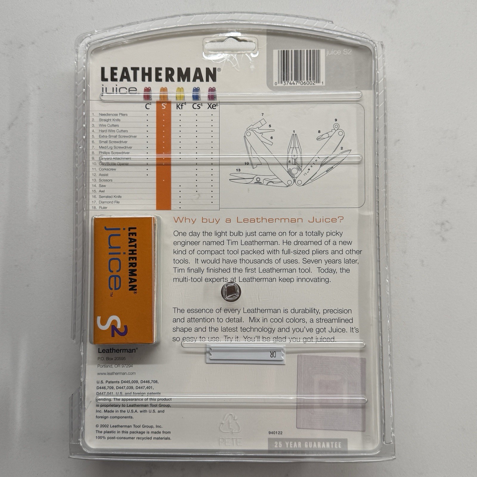 Leatherman Juice S2 Flame Orange multitool